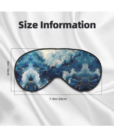 Within The Tides Print Soft Eye Mask | Sleep Mask for Men & Women | Comfortable Travel Sleep Eye Mask - Buy Online on GoSupps.com