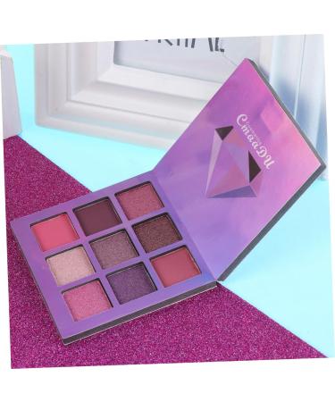 FRCOLOR 2pcs 9 Mattes Glitter Eyeshadow Palette - Metallic Shimmer & Lasting Purple Sequins for Stunning Eye Looks | International Shipping Available - Buy Online on GoSupps.com