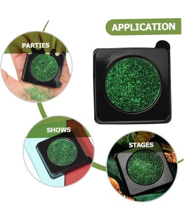 FRCOLOR 2pcs Glitter Eyeshadow Palette Liquidation Pallets Green Eyeshadow Blue Eye Makeup Halloween Set - Buy Online on GoSupps.com