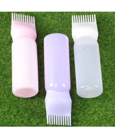 3x Root Ridge Applicator Bottles - 118ml Hair Dye Tools & Scalp Treatment Comb - Reusable & Precision Application - Buy Online on GoSupps.com