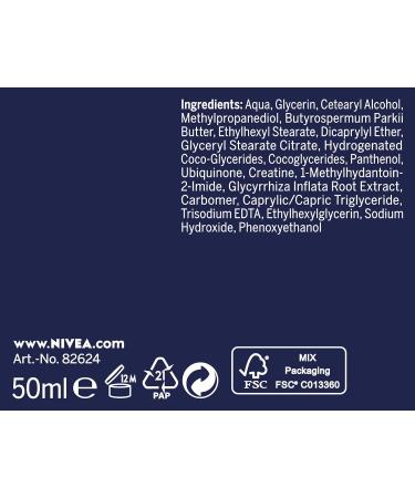 Beiersdorf NIVEA Q10 Power Antiwrinkle + reduced sensitivity night care for youngerlooking skin moisturizing night cream 50 ml 50 ml 1er Pack - Buy Online on GoSupps.com