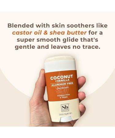Shop Soapbox Aluminum Free Deodorant 2 Pack - Bergamot & Citrus & Coconut & Vanilla - Vegan Natural Deodorant 2.65oz | International Shipping Available - Buy Online on GoSupps.com