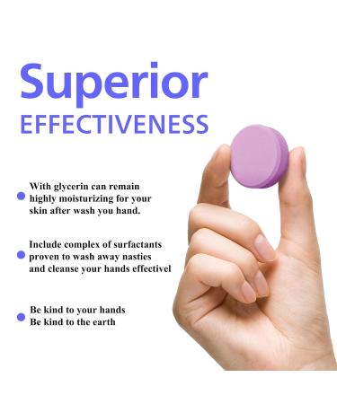 Foaming Hand Soap Refills - 20 Pack Eco-Friendly Lavender Tablets | 174 fl oz Dissolvable Cleaning Supplies - Buy Online on GoSupps.com
