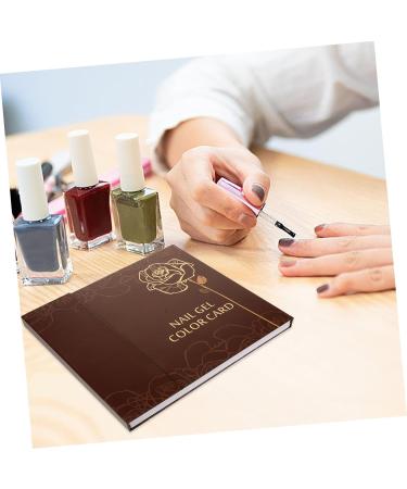 Mikinona 120 Nail Display Color Card Paint Sample Cards Nail Book Nail Art Display Book Nail Polish Color Chart Nail Display Book Nail Gel Polish Nail Tips Color Chart Hair Paper Coating - Buy Online on GoSupps.com