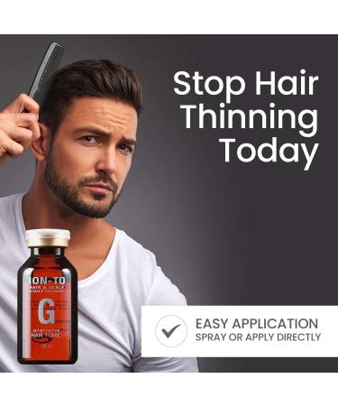 Histemo ION-TO G Scalp Serum: Hair Regrowth Treatment - Prevents Thinning & Loss, Peptides, Amino Acids, Growth Factors - Clinically-Proven for Growth - 1 Month Supply - Buy Online on GoSupps.com