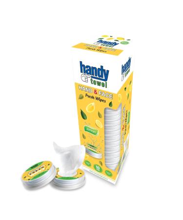 On-The-Go Travel Wipes 20 Lemon - Essential Caring Towelettes - Buy Online on GoSupps.com