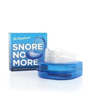 TheSleepGuard | Stop Snoring Solution Mouth Guard x1 | Sleep Aid and Snore Stopper | Best Anti Snoring Device Mouthpiece & Gum Shield | Anti Snore Relief | Restful Sleep at Night for Men and Women - Buy Online on GoSupps.com
