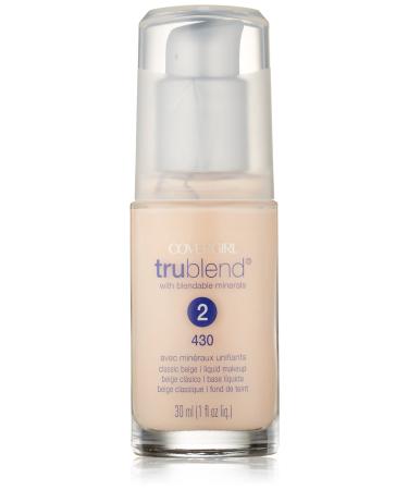 CoverGirl Trublend Liquid Make Up Classic Beige 430  1.0-Ounce Bottle
