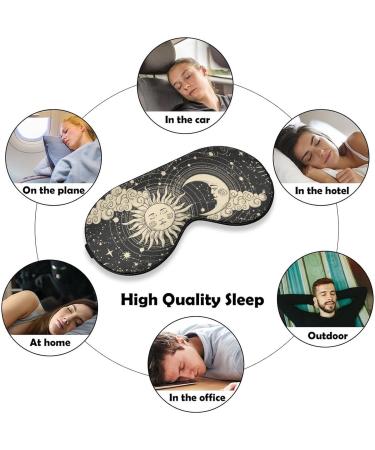 Cute Celestial Alchemy Sleep Mask - Heavenly Soft Blindfold for Zero Eye Pressure - Adjustable Strap for Travel - 1 Count - Buy Online on GoSupps.com