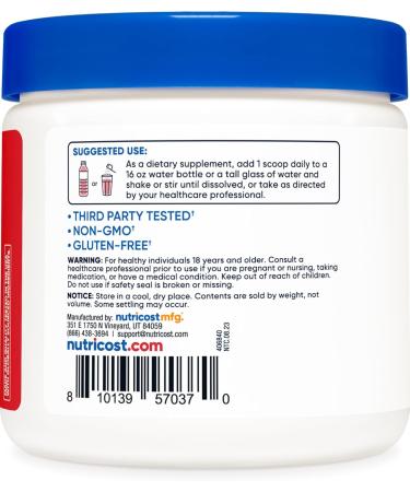 Nutricost Energy Complex - Fruit Punch Clean Energy Powder (60 Servings 300g) | Dietary Supplement for Boosting Energy & Performance - Buy Online on GoSupps.com