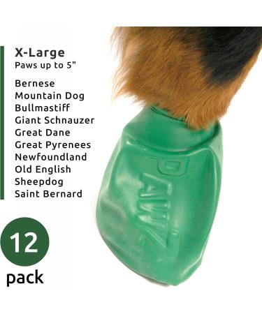 Pawz Durable All Weather Dog Boots - XL (12 Pack) | Best International Shipping for Your Dog's Comfort - Buy Online on GoSupps.com