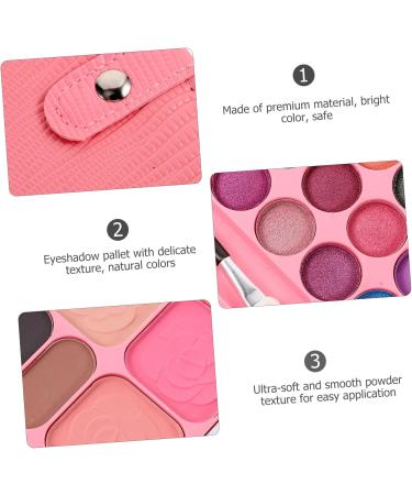 FOMIYES 2pcs 33 Makeup Palette Eyeshadow Eye Shadow Pink Makeup Accessories Child Make up Cosmetic Bag - Buy Online on GoSupps.com