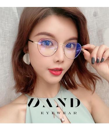 SERONI Metal Toads Blue Light Blocking Glasses | Anti-UV Computer Reading Glasses for Men & Women - Black 51mm - Buy Online on GoSupps.com