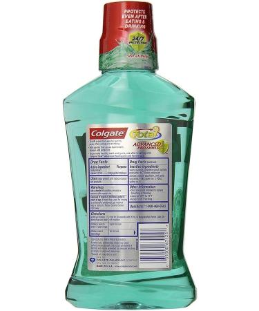 Colgate Total Advanced Pro-Shield Mouthwash 33.8 oz - Spearmint Flavor | 1 Pack - Buy Online on GoSupps.com