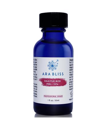 Salicylic Acid 15% Chemical Peel (BHA) - For Acne Blackheads Clogged Pores Breakouts Whiteheads Large pores dry skin Oily skin acne scars rough skin dull skin Fine lines Wrinkles Anti-Aging 1oz/30ml 1 Fl Oz (Pack of 1)