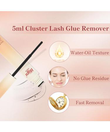 Buy Higu Clace Lash Remover 5ml - Non-Irritating Cluster Eyelash Extension Adhesive Remover for Safe and Easy Lash Removal - Buy Online on GoSupps.com