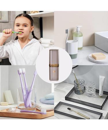 Portable Toothbrush Holder & Large Capacity Toothpaste Case - Travel Essential for Business Trips & Camping - Buy Online on GoSupps.com