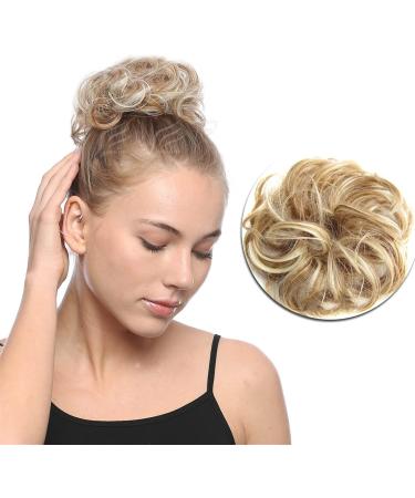 Hair Chignon 1pc Messy Bun Hair Slice Synthetic Curly Hair Bun Ponytail Hair Extensions Elastic Bungee Hair Ties for Daily Wear Messy Bun Hair Piece (Color : 9H19) - Buy Online on GoSupps.com
