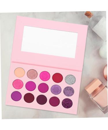 Mikinona 15 Colorful Eyeshadow Glitter Eyeshadow Woman Eyeshadow Compact Makeup Palette Purple - Buy Online on GoSupps.com