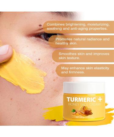 Eazerom Face Cream Turmeric Honey Face Cream 50 g - Buy Online on GoSupps.com