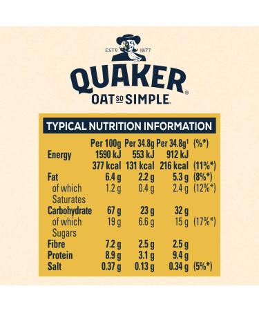 Quaker Oats So Simple Banana 10 x 348 g - Buy Online on GoSupps.com