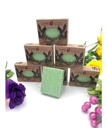 100% Olive Oil Organic Soap Set | Handmade Natural Bar Soap | Chemical-Free | EDMIS (4 Pieces - Buy Online on GoSupps.com