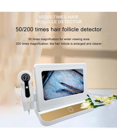 Testeur De Cheveux D Tecteur De Cuir Chevelu De Cheveux Pour La Peau D Tecteur Follicule Pileux De L' Cran De 10 Pouces Machine De D Tection De Sant De La Peau 200x / 50x Double Objectif - Buy Online on GoSupps.com