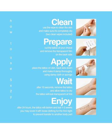 5X2Y Tattoo Tech - Long Lasting Waterproof Temporary Tattoo - Realistic Semi Permanent Design - Dolphin Theme - Buy Online on GoSupps.com