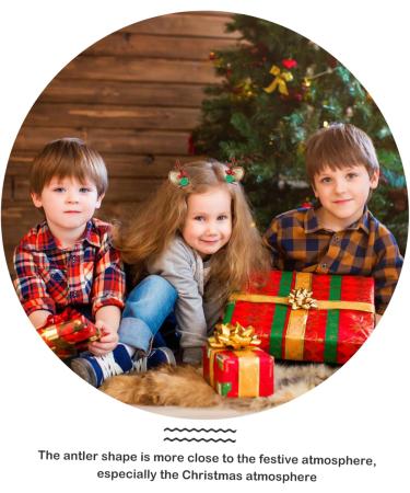 Beavorty 3 Pairs Hairpin Christmas Decorations Hair Clips for Girls Hair Accessories for Girls Christmas Antler Hairpin Christmas Deer Hair Clips Antler Hair Clips Xmas Hair Clip - Buy Online on GoSupps.com