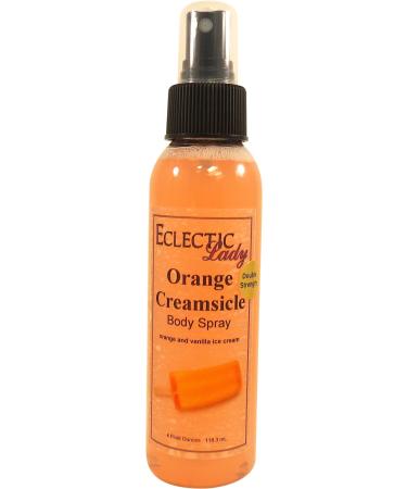 Orange Creamsicle Body Spray (Double Strength) 4 ounces Body Mist for Women with Clean Light & Gentle Fragrance Long Lasting Perfume with Comforting Scent for Men & Women Cologne with Soft 4 Fl Oz (Pack of 1)
