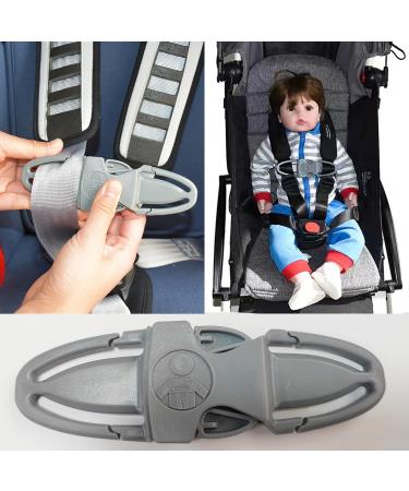 Paifeancodill Car Safety Seat Belt Clip Safety Strap Belt Harness Chest Clip Safe Buckle for Baby Seat Chest Harness Clip Car Seat Buckle Side Release Buckles Belt Lock Stroller Chest Clip (Black) - Buy Online on GoSupps.com