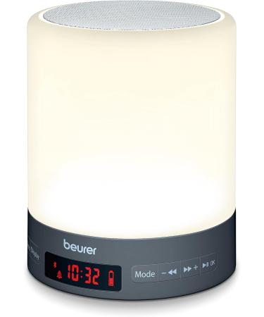 Beurer WL 50 Light Alarm Clock - LED Mood Light & Sunrise Sunset Simulation | Supports Sleep Rhythm | International Shipping - Buy Online on GoSupps.com