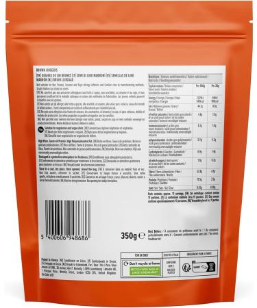 Organic Linseeds 350g - Premium Quality by Amazon - Buy Now! - Buy Online on GoSupps.com
