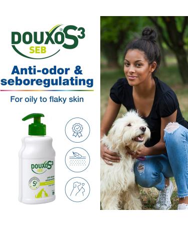 Douxo S3 SEB Mousse 5.1 oz - Relief for Seborrhea in Dogs & Cats (150 mL) | Helps with Oily to Flaky Skin - Buy Online on GoSupps.com