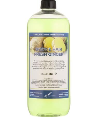 Claudius Body & Hair Fresh Ginger 1 liter transparent 2 in 1 for body and hair