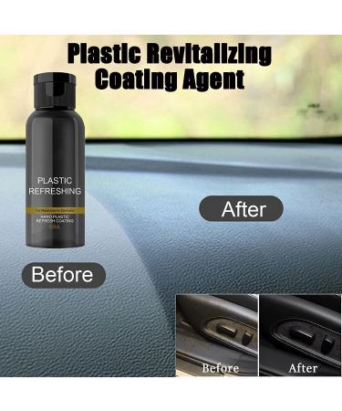 |Most Gifted| 2024 New Plastic Refreshing Coating Car Plastic Revitalizing Coating Agent Plastic Parts Refurbish Agent for Car Automotive Interior Cleaning Agent - 30ml/50ml * 1/2/3/4 (3Count (Pack of 3)*30ml) - Buy Online on GoSupps.com