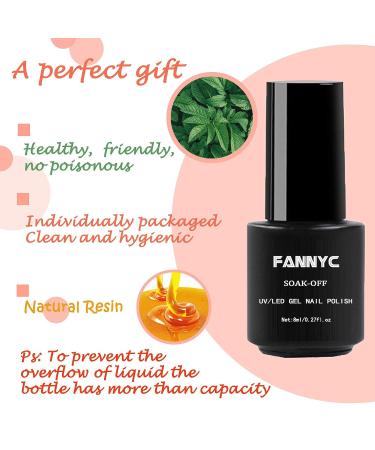 6 Colors Glitter Gel Nail Polish Kit - Charming Shining Design for Holiday Gifts & Party - Fannyc - Buy Online on GoSupps.com