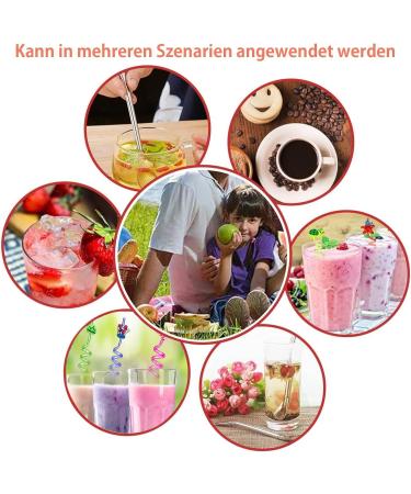 8Pcs Straw Reusable Sea Animal Straws for Sea Party Favors Plastic Ocean Creature Animal Drinking Straws Swirly Straws for Kids Sea Animal Party Decorations Supplies Ocean Themed Party Supplies - Buy Online on GoSupps.com