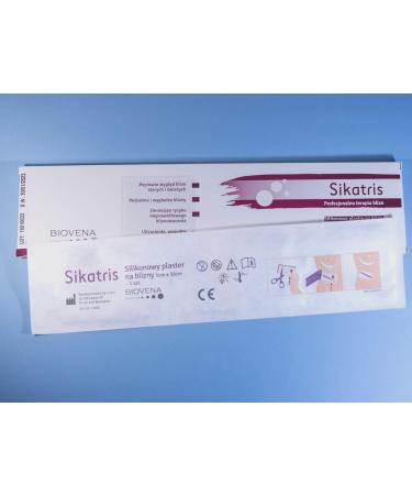 Sikatris Silicone Discs for Scars | 5cm x 30cm | Effective Scar Treatment | International Shipping Available - Buy Online on GoSupps.com