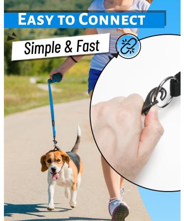 Looxmeer 7m Neon Blue Dog Tow Line - Robust Training Line with Storage Bag | International Shipping Available - Buy Online on GoSupps.com