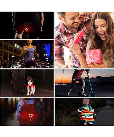 AaiLucky Rechargeable LED Bike Tail Light | Vintage Heart-Shape Taillight for Night Riding | 5 Modes Waterproof Safety Light for Adults and Kids - Buy Online on GoSupps.com