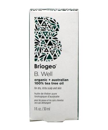 Organic Briogeo B. Well 100% Tea Tree Oil - 1 oz | Natural Solution for Healthy Hair and Skin - Buy Online on GoSupps.com