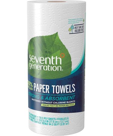 Seventh Generation 100% Recycled Paper Towels, 2-Ply, 24 Rolls - Eco-Friendly & Sustainable - Buy Online on GoSupps.com