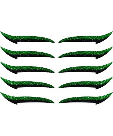 Autocollants Eye Liner Patch Maquillage Fard Paupi res Disque Maquillage Portable pour Voyage Spectacle Danse 10 Pi ces R sistant l'Eau Vert - Buy Online on GoSupps.com