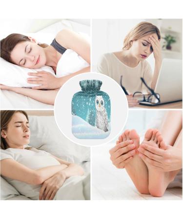 Buy 2 Litre Hot Water Bottle with Soft Fleece Cover - Christmas Motif | Ideal for Hot & Cold Compresses - International Shipping Available - Buy Online on GoSupps.com