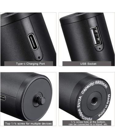 ULANZI BG-2 6800mAh Power Bank Hand Grip for Sony RX100 VII, Canon G7X Mark III, GoPro, DJI OSMO, iPhone, Samsung, OnePlus - Compact Camera and Smartphone External Battery - Buy Online on GoSupps.com