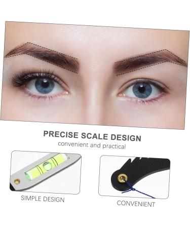 FOMIYES 4 pcs Eyebrow Shaping Metal Level Marker Mapping Auxiliary Premium Measuring Measure Line Shaper 1 count (Pack of 1) Blackx4pcs - Buy Online on GoSupps.com