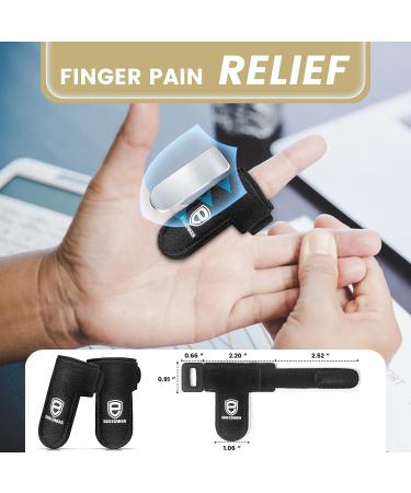 EDNYZAKRN Finger Splint for Trigger Finger - Thumb, Index, Middle, Ring, Pinky Support Brace for Tendonitis, Stiffness, Curved, Bent, Locked - Left or Right Hand - Buy Online on GoSupps.com