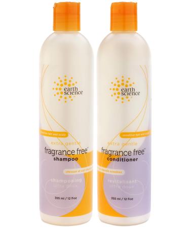 EARTH SCIENCE - Extra Gentle Fragrance Free Shampoo & Conditioner Set (12 oz.)