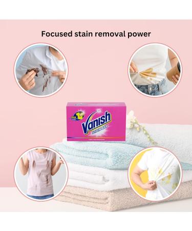 Laundry Soap Bar Bundle with Vanish Soap Bar Stain Remover for Clothes 3 x 75g and Glameno Soap Dish with Lid - Buy Online on GoSupps.com